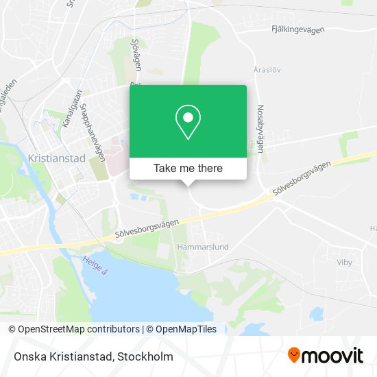 Onska Kristianstad map