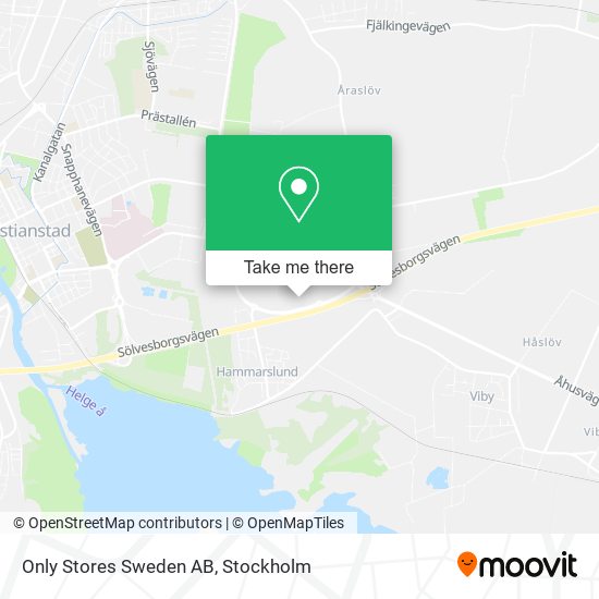 Only Stores Sweden AB map