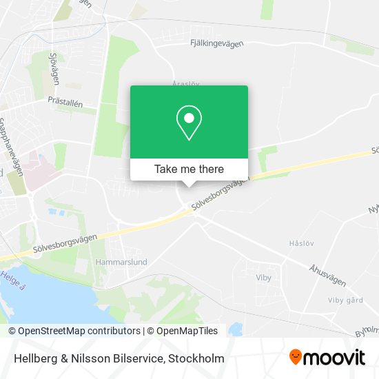 Hellberg & Nilsson Bilservice map