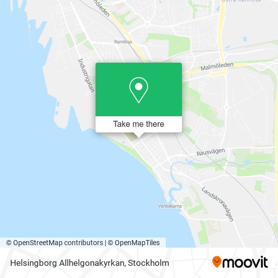 Helsingborg Allhelgonakyrkan map