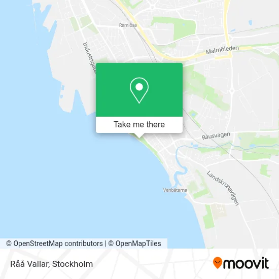 Råå Vallar map