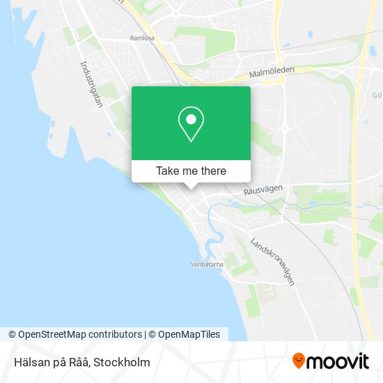 Hälsan på Råå map