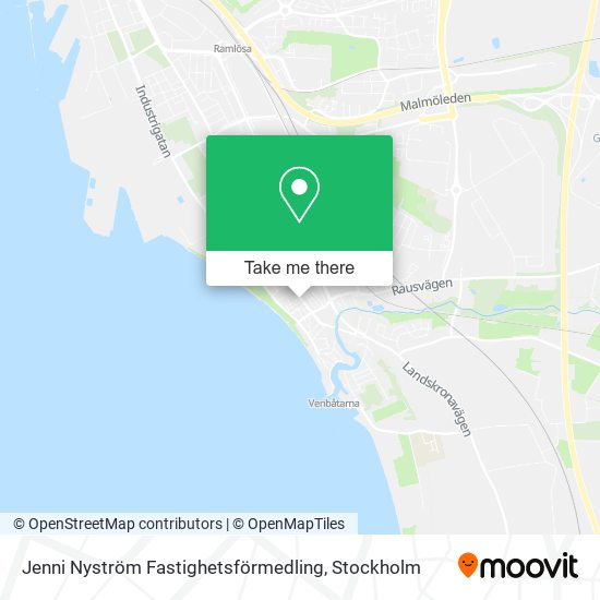 Jenni Nyström Fastighetsförmedling map