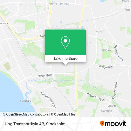 Hbg Transportkyla AB map