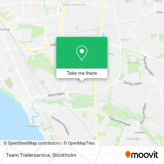 Team Trailerservice map