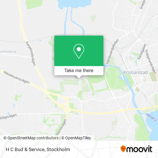 H C Bud & Service map