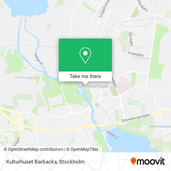 Kulturhuset Barbacka map