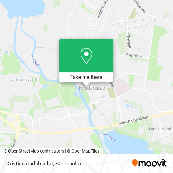 Kristianstadsbladet map