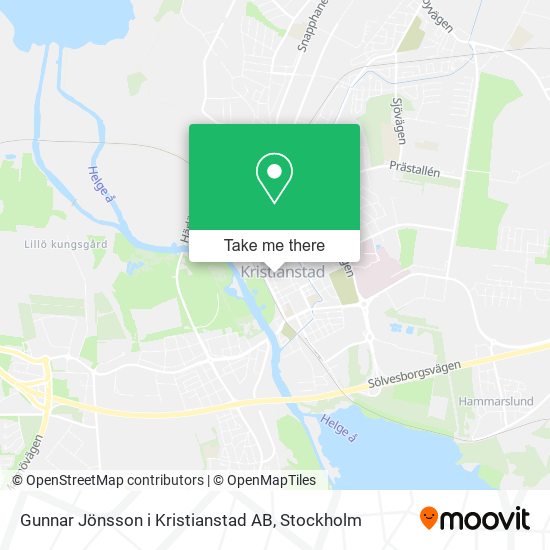 Gunnar Jönsson i Kristianstad AB map