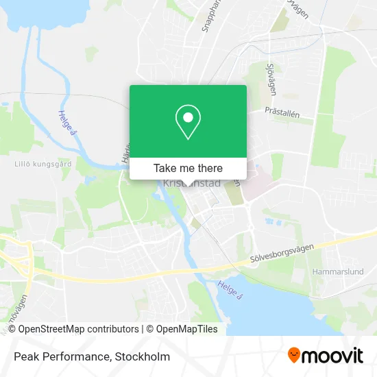 Peak Performance map