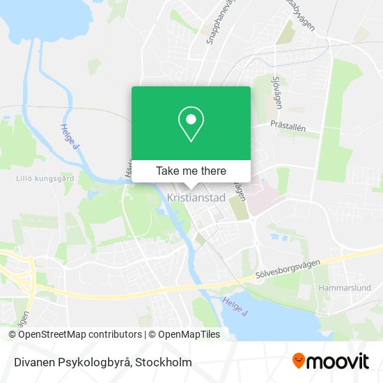 Divanen Psykologbyrå map