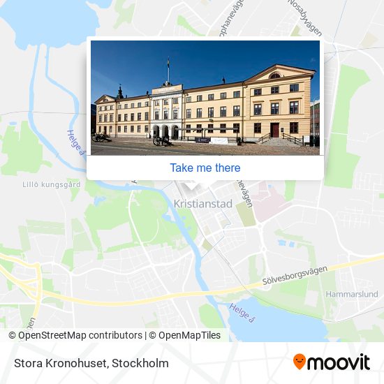 Stora Kronohuset map