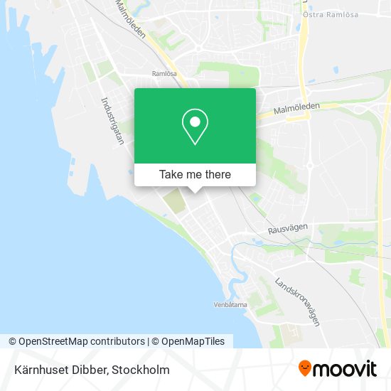 Kärnhuset Dibber map