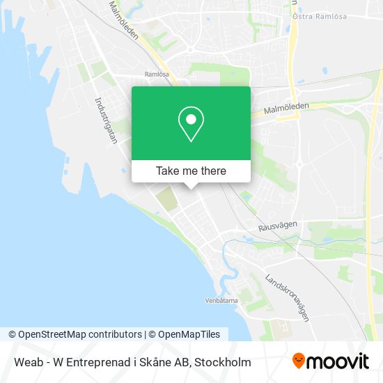 Weab - W Entreprenad i Skåne AB map