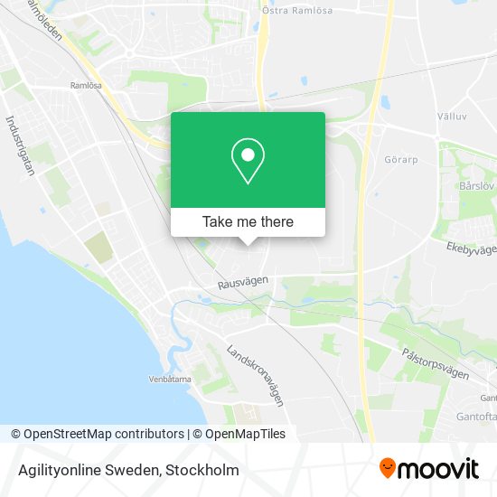 Agilityonline Sweden map