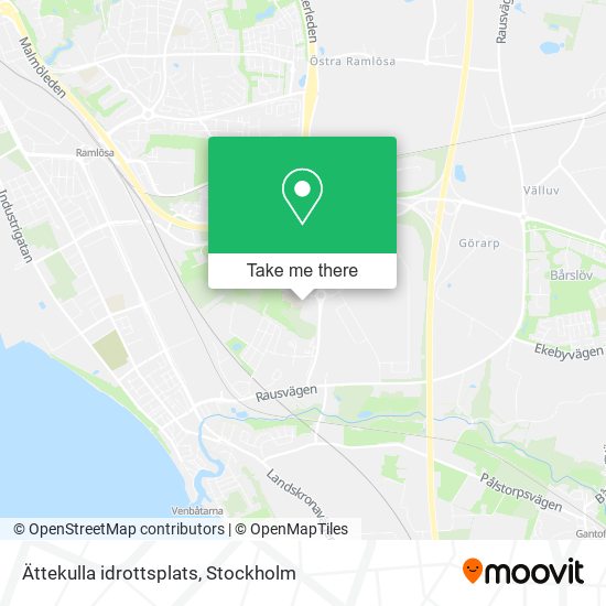 Ättekulla idrottsplats map