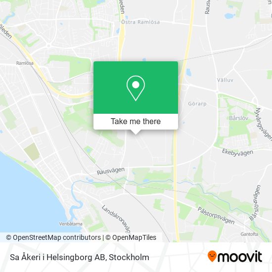Sa Åkeri i Helsingborg AB map