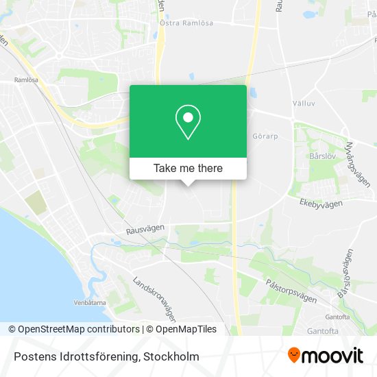 Postens Idrottsförening map