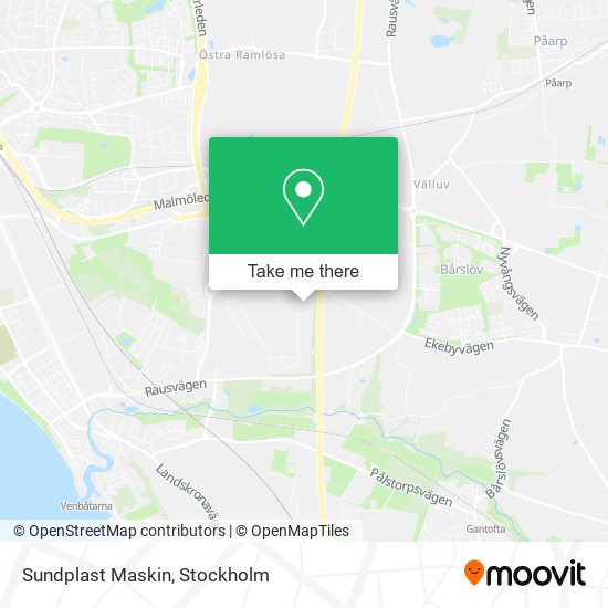 Sundplast Maskin map