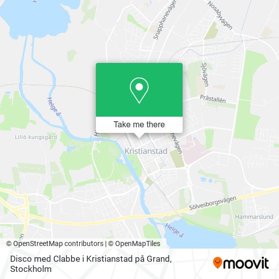 Disco med Clabbe i Kristianstad på Grand map