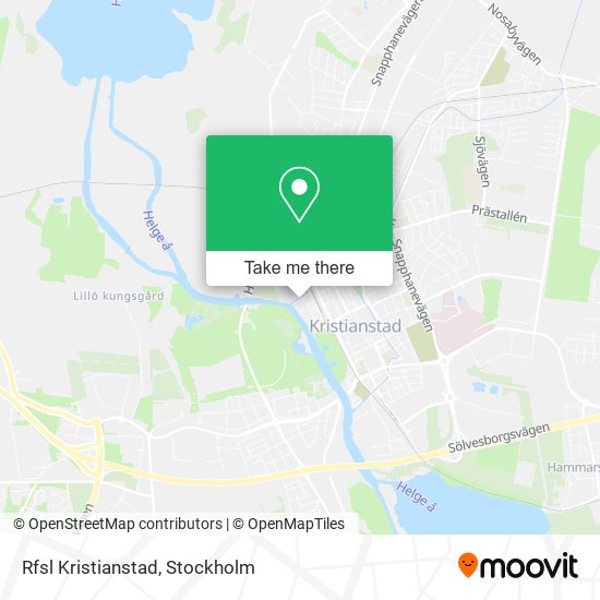 Rfsl Kristianstad map