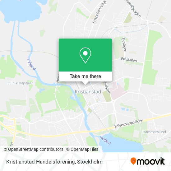 Kristianstad Handelsförening map