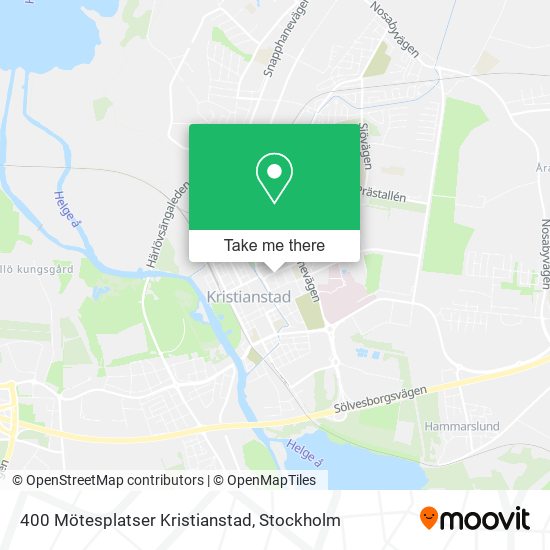 400 Mötesplatser Kristianstad map