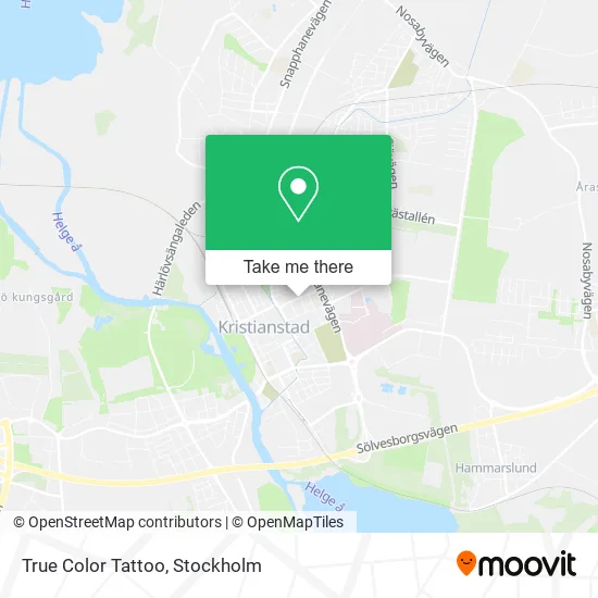 True Color Tattoo map