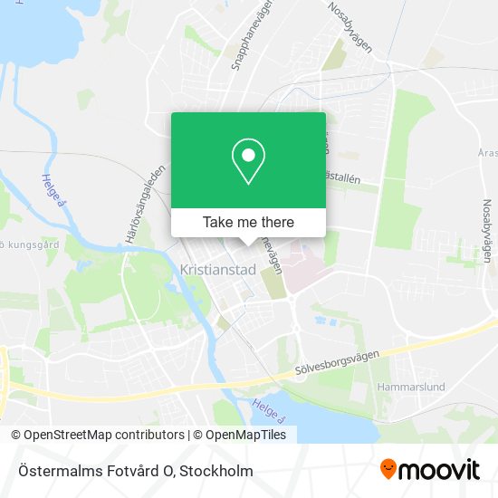 Östermalms Fotvård O map