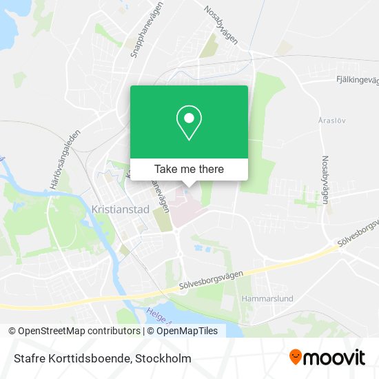 Stafre Korttidsboende map