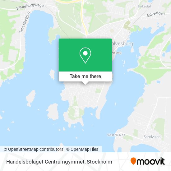 Handelsbolaget Centrumgymmet map