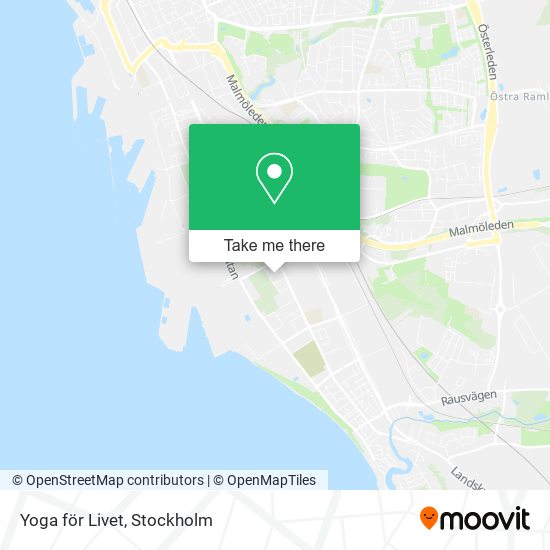 Yoga för Livet map