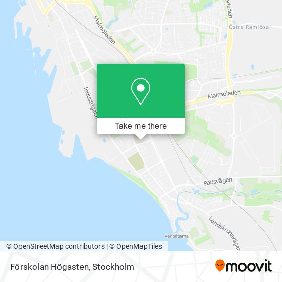 Förskolan Högasten map