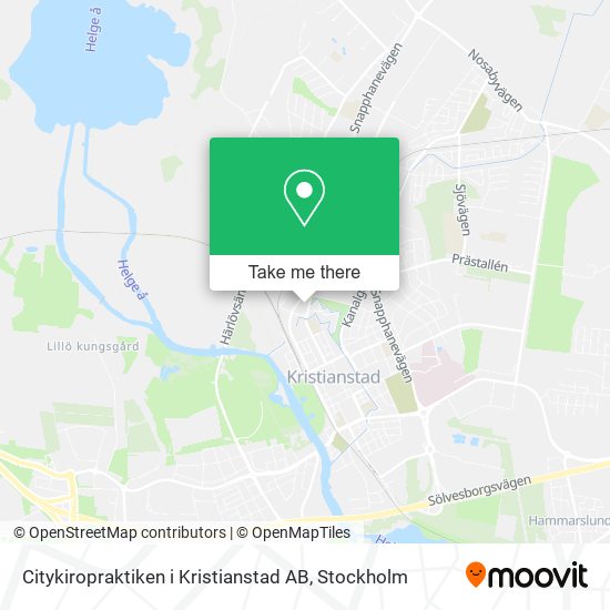 Citykiropraktiken i Kristianstad AB map