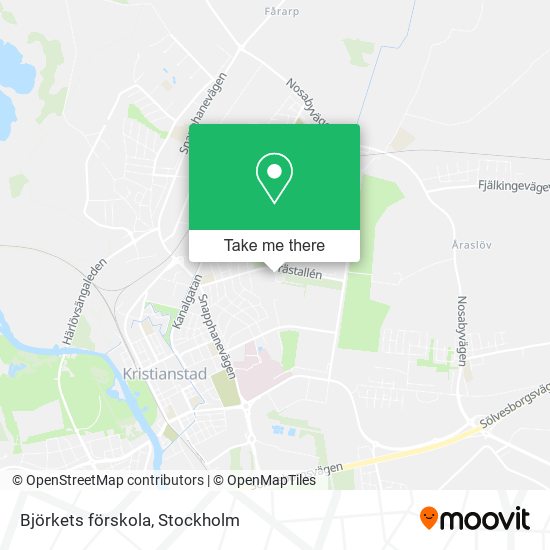 Björkets förskola map