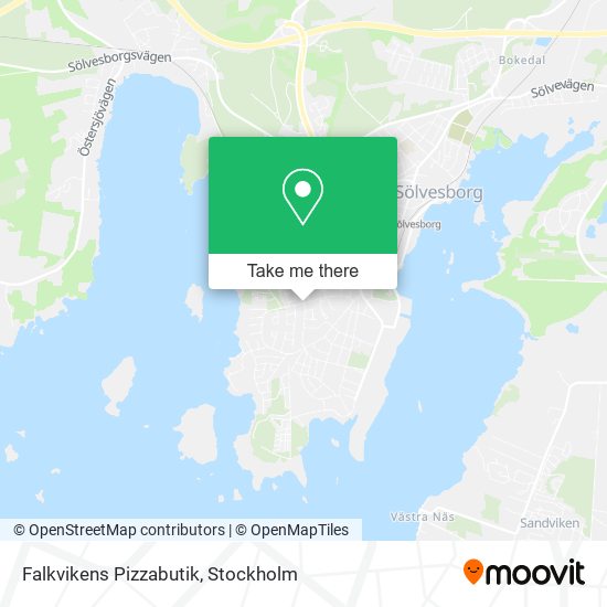 Falkvikens Pizzabutik map