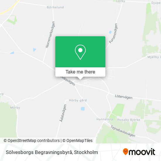 Sölvesborgs Begravningsbyrå map