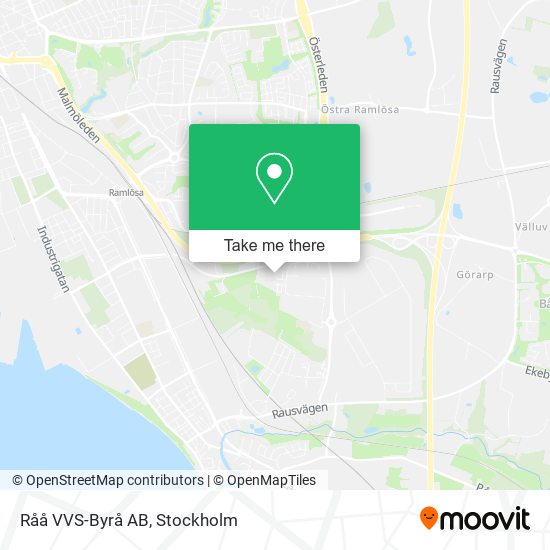 Råå VVS-Byrå AB map