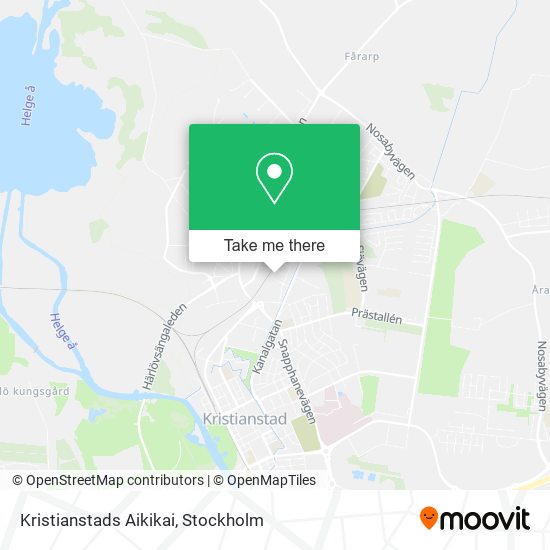 Kristianstads Aikikai map