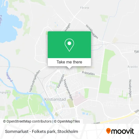 Sommarlust - Folkets park map