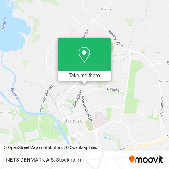 NETS DENMARK A S map