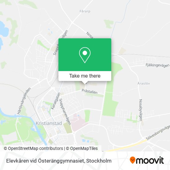 Elevkåren vid Österänggymnasiet map