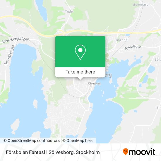 Förskolan Fantasi i Sölvesborg map