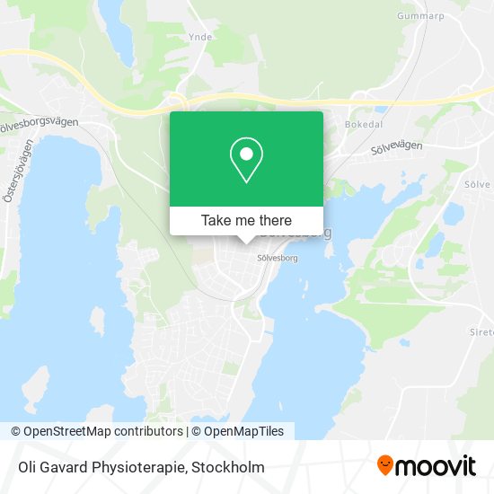 Oli Gavard Physioterapie map