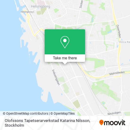 Olofssons Tapetserarverkstad Katarina Nilsson map