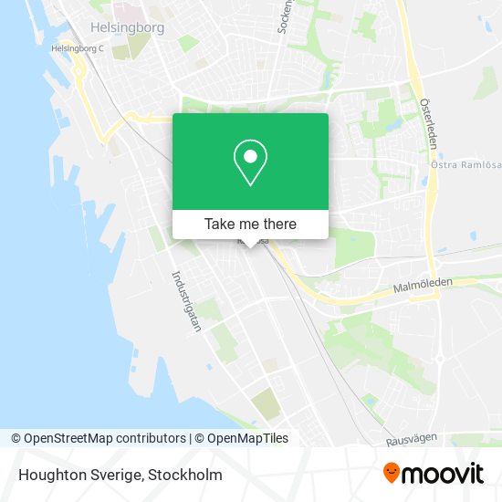 Houghton Sverige map