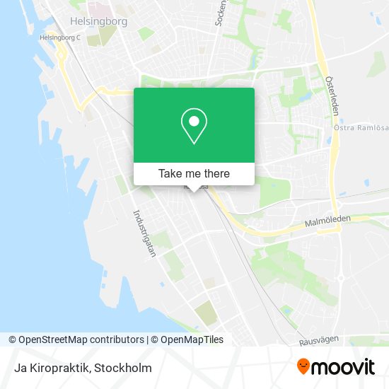 Ja Kiropraktik map