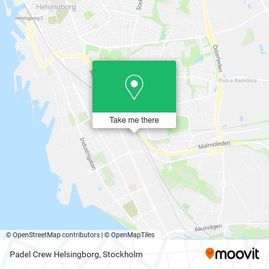 Padel Crew Helsingborg map