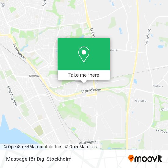 Massage för Dig map