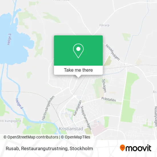 Rusab, Restaurangutrustning map